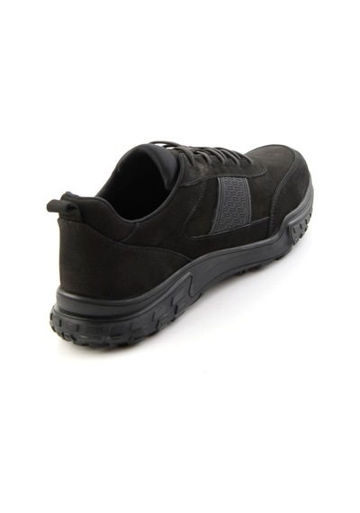 Bambi Siyah Nubuk Hakiki Deri Erkek Sneaker E01018271001