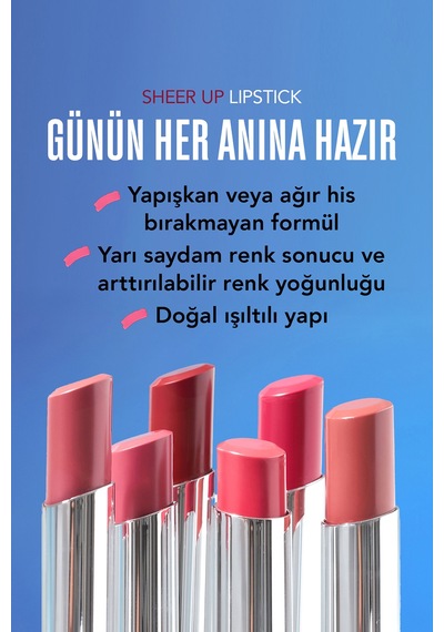 Flormar Cover Up Cushion + Sheer Up Ruj + Volume Up Maskara Makyaj Seti
