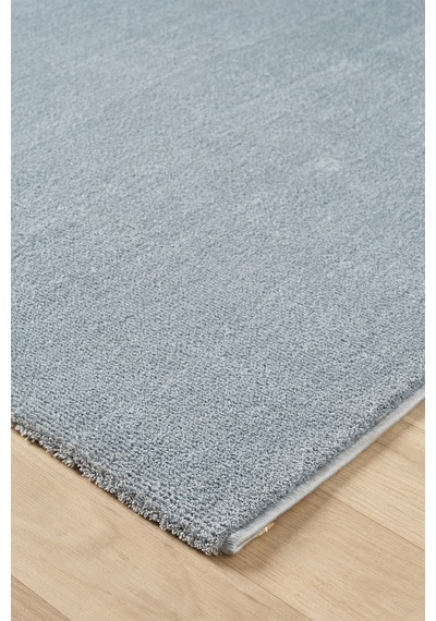 Mariesse Home Puffy Düz Renk Peluş Kalın Dokuma Kesme Yolluk Makina Dokuma Halısı 4500-mavi