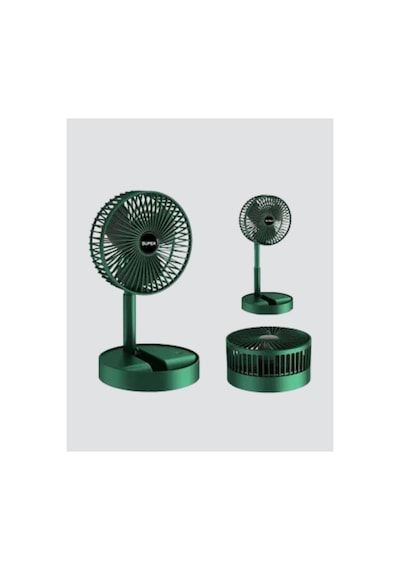 Erskatlanabilir Mini Fan 3 Kademeli Soğutma, Şarjlı