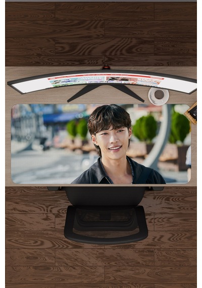 Mr Plankton K Drama Kdrama V4 90x40 Xxl Gaming Kauçuk Kaymaz Taban Mouse Pad Fare Altlığı
