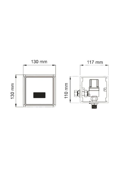 Fause Kfb104 Sıva Altı Fotoselli Pisuvar Bataryası