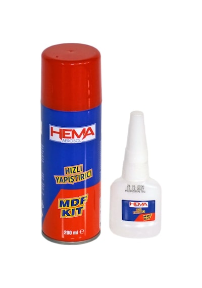 Nyf Hema Mdf Hızlı Yapıştırıcı Ve Aktivatör 200 Ml + 50 Gr Hm 012