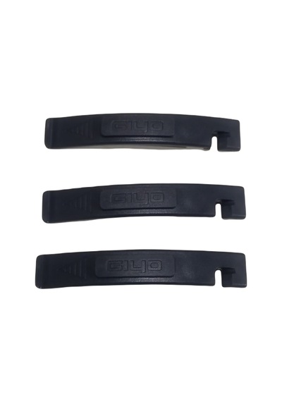 Giyo Levye Bisiklet Lastik Levyesi 3 Lü Set Tayvan Üretimi 12 Cm Siyah