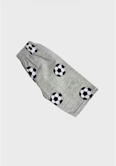 Aliş Kids Erkek Çocuk Pamuklu Gri Futbol Topu Desenli Kısa Kollu Şortlu Yazlık Pijama Takımı Aliş Kids Erkek Çocuk Pamuklu Gri Futbol Topu Desenli Kısa Kollu Şortlu Yazlık Pijama Takımı