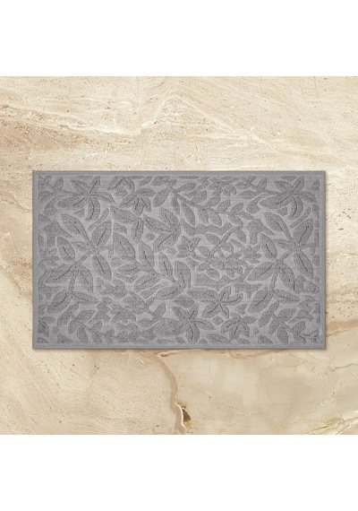 Soft Andoy 2'li Banyo Paspası - Gri - 60x100 Cm + 50x60 Cm Renkli