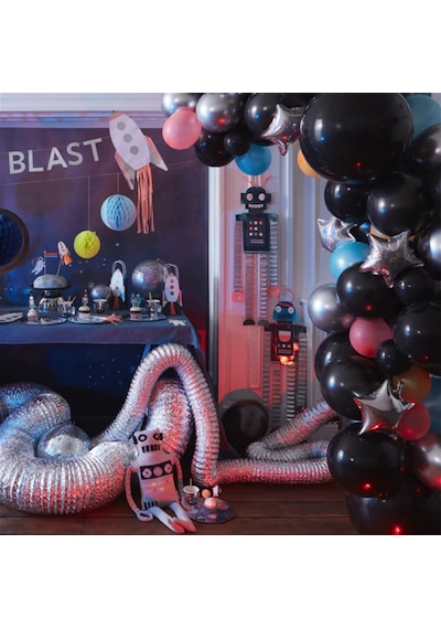 Meri Meri - Cosmic Balloon Garland Kit - Uzay Balon Seti - 48 Balon 0 - 99