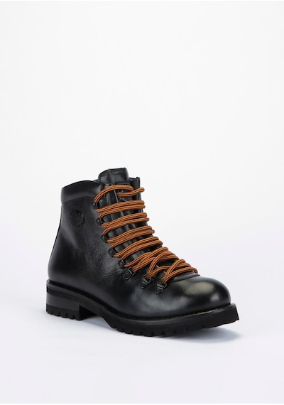 Harley Davidson Notley Erkek Siyah Deri Bot-23531 Siyah