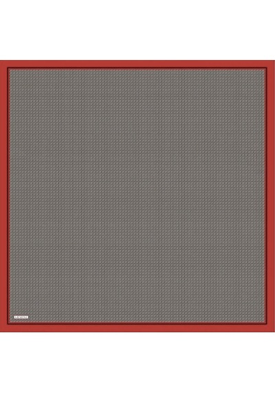 Armine İpek Eşarp Nostalji - 8733-40 Siyah Bordo Twill Siyah Bordo