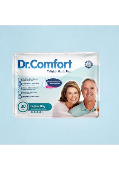 Dr Comfort Belbantlı Hasta Bezı 30lu Large L