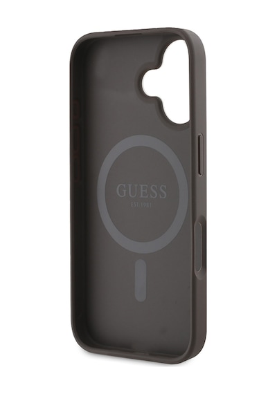 Apple Uyumlu iPhone 16 Plus Guess Lisanslı 3'lü Aksesuar Seti Kılıf-ekran Koruyucu-lens Koruyucu Kahverengi