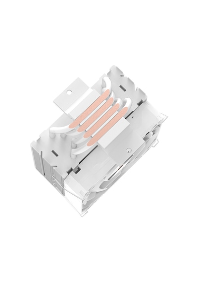 Dragos Dıgıtal Isı Göstergeli 4 Isı Borulu 3000rpm 220w Intel & Amd Beyaz Kule Tipi Cpu Soğutucu