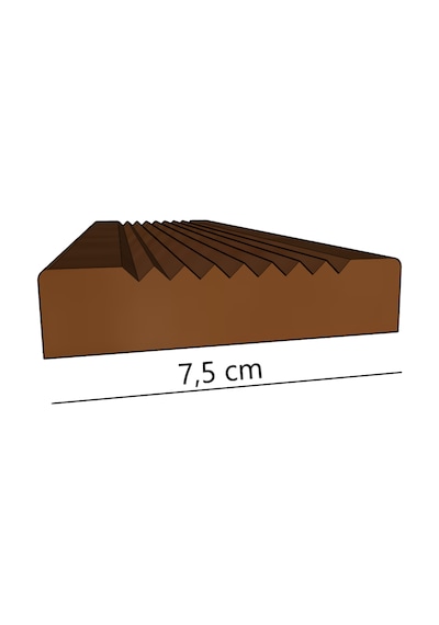Ahşap Deck Kahverengi 99 Cm 5 Adet - 0,36 m2 Kahverengi
