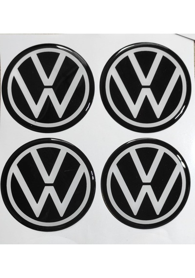 Volkswagen Vw Plasto Damla Yapıştırma Jant Göbeği 4'Lü 75 Mm
