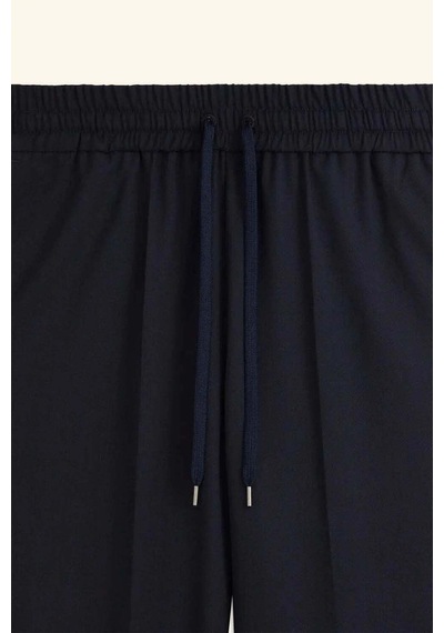 Amongst Few Özel Tasarım Le Pantalon Droit: Yün Karışımlı Regular Fit Pantolon Lacivert Amongst Few Özel Tasarım Le Pantalon Droit: Yün Karışımlı Regular Fit Pantolon Lacivert