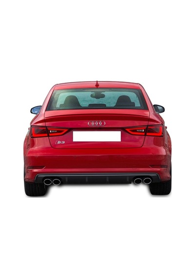 Audi A3 8v Sedan 2012 - 2016 S-line S3 Arka Tampon Eki - Difüzör