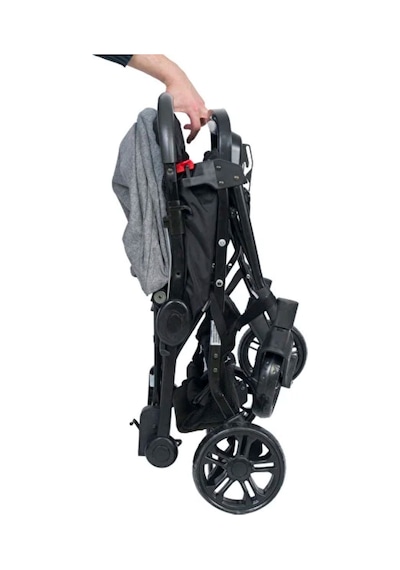 Turhan Bebe 3 Kademe Yatış Pozisyonu Kontrol Penceresi Çift Yönlü Bebek Arabası + Taşıma Puset + Yağmurluk 56465465489