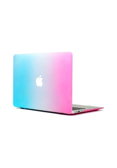 Apple Uyumlu MacBook Aır 13.3 A1466 Kılıf 2In1 Mat Doku Case Kırmızı