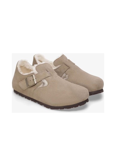 Birkenstock London Vl Shearling Kadın Bej Günlük Ayakkabı