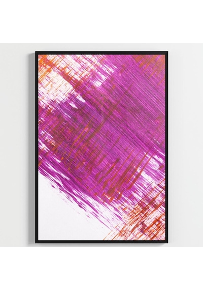 Besay Yüzler Ve İzler Modern Salon Duvar Dekorasyonu Kırmızı Pop Art Kadın Posteri 3'lü Set A2 Çerçevesiz