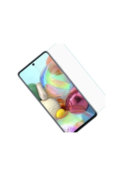 Samsung Uyumlu Galaxy A71 (3 Adet) Kırılmaz Ekran Koruyucu Temperli Cam
