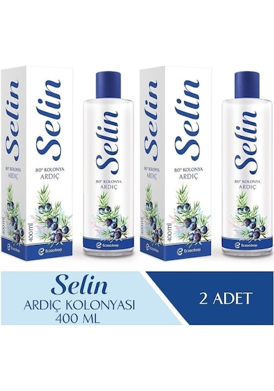 Parfümlü Kolonya Ardıç 400 Ml 2'li Set