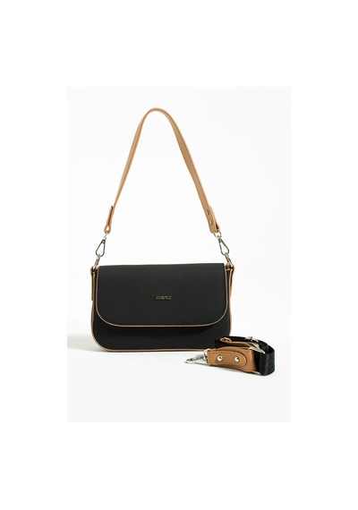 Just Polo Kadın Yeni Sezon Lakos El Ve Omuz Çantası 236005mh Siyah - Camel 38190646