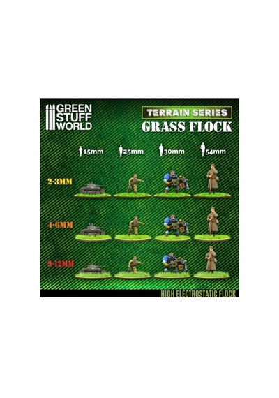 Static Grass Flock 2-3mm Savanna Pasture 200ml Model Arazi Çimi