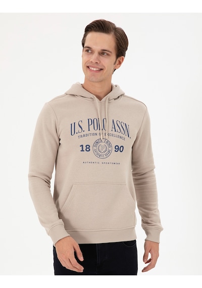 U.s. Polo Assn. Erkek Taş Sweatshirt 50293446-vr049 Taş