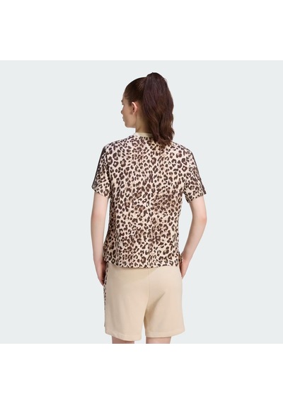 Adidas Seasonal Essentials Leopar Kadın Tişört C-adıkh1549b30a00 Kahverengi