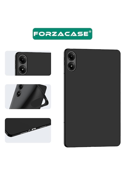 Forzacase Xiaomi Redmi Pad 2 Pro 12.1 Inch Tablet İle Uyumlu Silikon Kılıf Siyah - Fc155 Arka Kapak
