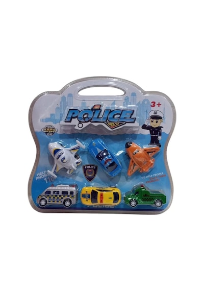 6 Lı Mini Çek Bırak Araçlar 9276 Çok Renkli