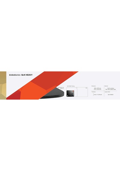 Steelseries Qck Heavy Medium Gaming Mousepad - Maksimum Kontrol S