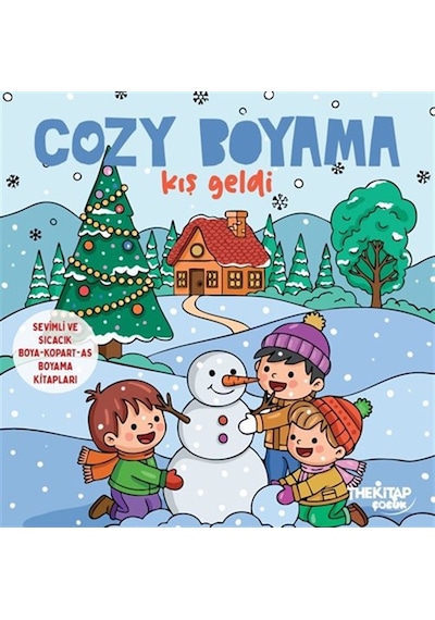 Cozy Boyama / Kış Geldi Boya - Kopart - As Boyama Kitapları