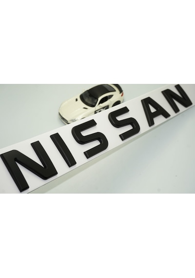 Dk Nissan Bagaj 3m 3d Mat Siyah Abs Yazı Logo Amblem 29x4 Cm