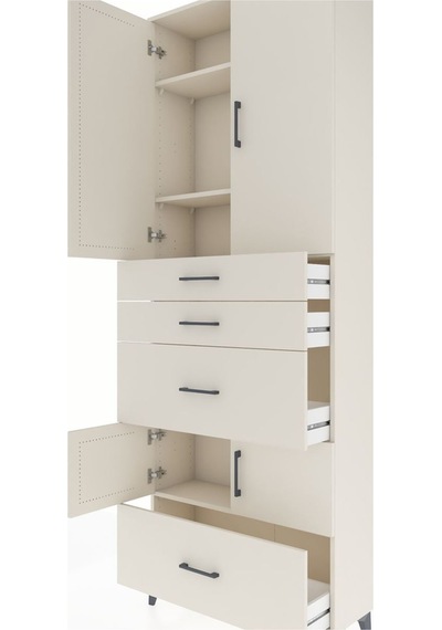Arges Dolap 4 Raflı 4 Çekmeceli 4 Kapaklı 88x30x243 Aytaşı-ay... Aytaşı Arges Dolap 4 Raflı 4 Çekmeceli 4 Kapaklı 88x30x243 Aytaşı-ay... Aytaşı