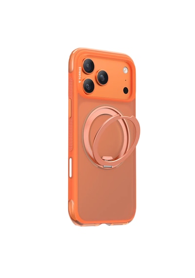 Torras Apple iPhone 17 Pro / 18 Pro Uyumlu Ostand R Air Magsafe Kapak Turuncu