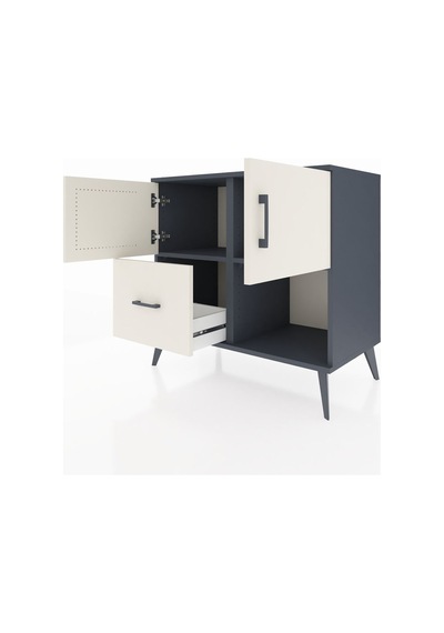 Hyperion Şifonyer 2 Raflı Tek Çekmeceli 2 Kapaklı 88x44x80 Antrasit-aytaşı Aytaşı Hyperion Şifonyer 2 Raflı Tek Çekmeceli 2 Kapaklı 88x44x80 Antrasit-aytaşı Aytaşı