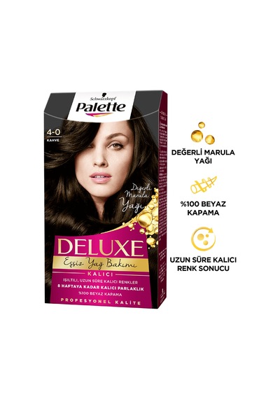 Palette Deluxe Saç Boyası 4 - 0 Kahve (477933048)