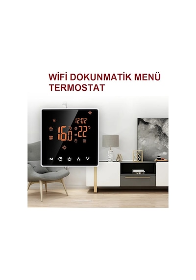 Smart 220v 16A Cep Telefonu Kontrollü Akıllı Termostat