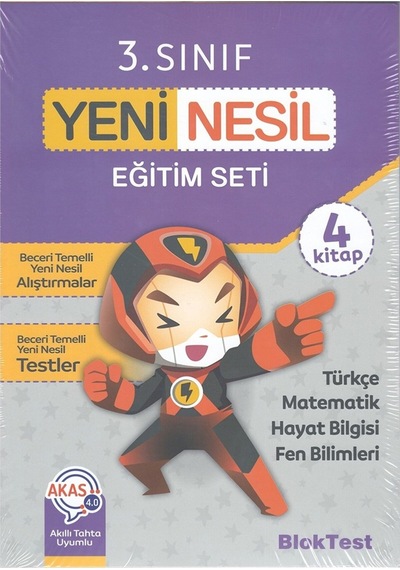 3. Sınıf Yeni Nesil Eğitim Seti -  Bloktest Yayınları