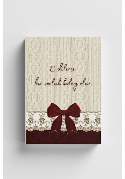 Vintage Serisi 10 O Dilerse Her Zorluk Kolay Olur Bullet Journal A5 Noktalı Defter Çok Renkli