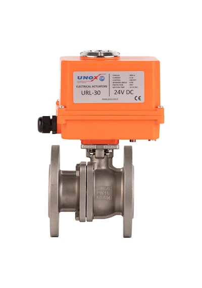 Unox Elektrik Aktüatörlü Paslanmaz Küresel Vana (424318452)