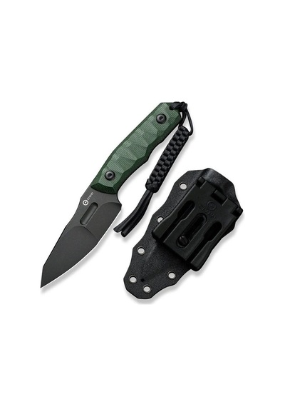 Civivi Propugnator Fixed Blade Knife Green Micarta Handle Kamp Bıçak Yeşil