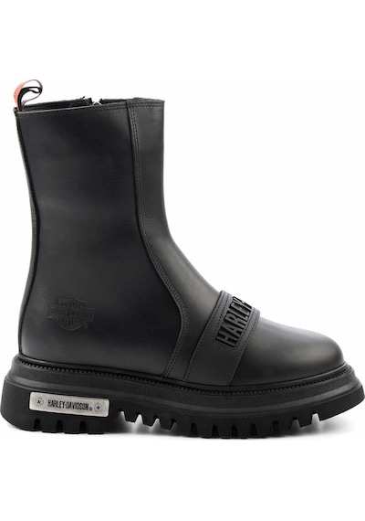 Harley Davidson Black Hakiki Deri Kadın Bot & Bootie Hd0777054903 Black