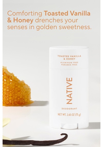 Native Toasted Vanilla & Honey Alüminyumsuz Stick Deodorant 75gr
