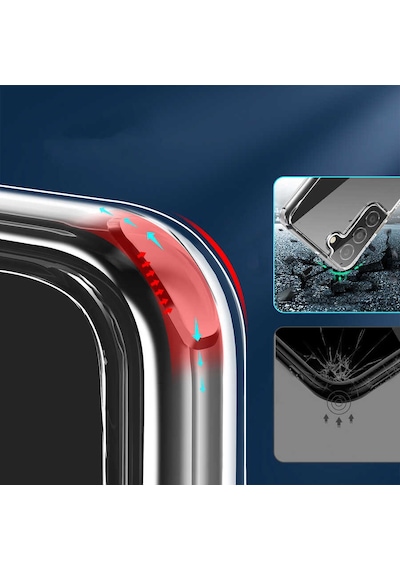 Zore Galaxy Uyumlu S22 Plus Kılıf Forst Kapak - Renksiz Renksiz