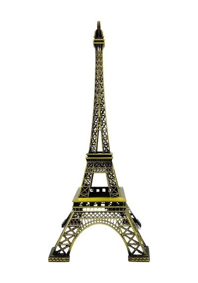 Minyatür Metal Paris Eyfel Kulesi Dekoratif Biblo 48 Cm