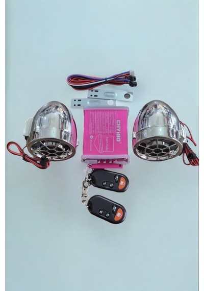 Motosiklet Alarm + Mp3 + Bluetooth Nikel