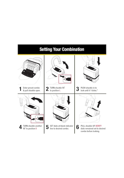 Master Lock Dış Mekanlar İçin Sağlam Şifreli Kilit, Çelik Çinko, Pirinç Kaplama, 1-1/2 İnç 1-1/2 İnç